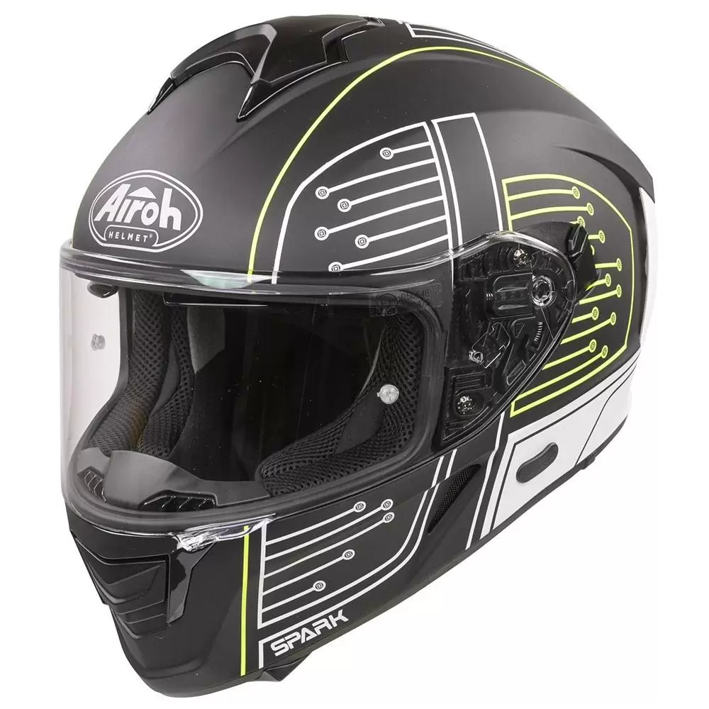 Airoh Spark Cyrcuit Black Full Face Helmet 6 Airoh Spark Cyrcuit Black Full Face Helmet - Image 6