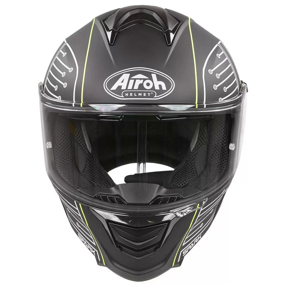 Airoh Spark Cyrcuit Black Full Face Helmet 8 Airoh Spark Cyrcuit Black Full Face Helmet - Image 8