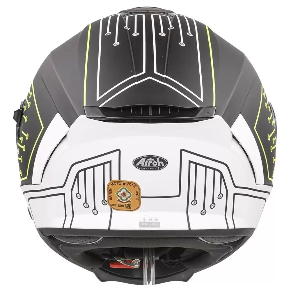 Airoh Spark Cyrcuit Black Full Face Helmet 9 Airoh Spark Cyrcuit Black Full Face Helmet - Image 9