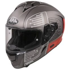 Airoh Spark Cyrcuit Red Full Face Helmet 11 Airoh Spark Cyrcuit Red Full Face Helmet -UFO Sales Store spc55 01 4