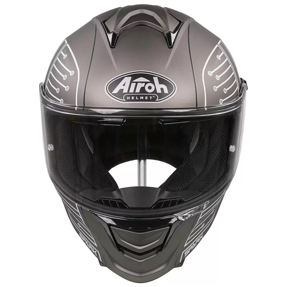 Airoh Spark Cyrcuit Red Full Face Helmet 7 Airoh Spark Cyrcuit Red Full Face Helmet - Image 7