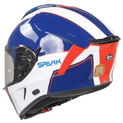 Airoh Spark Flow Blue Red Full Face Helmet -UFO Sales Store spf18 05 jpg