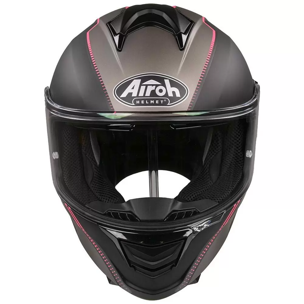Airoh Spark Flow Black Pink Full Face Helmet 4 Airoh Spark Flow Black Pink Full Face Helmet - Image 4