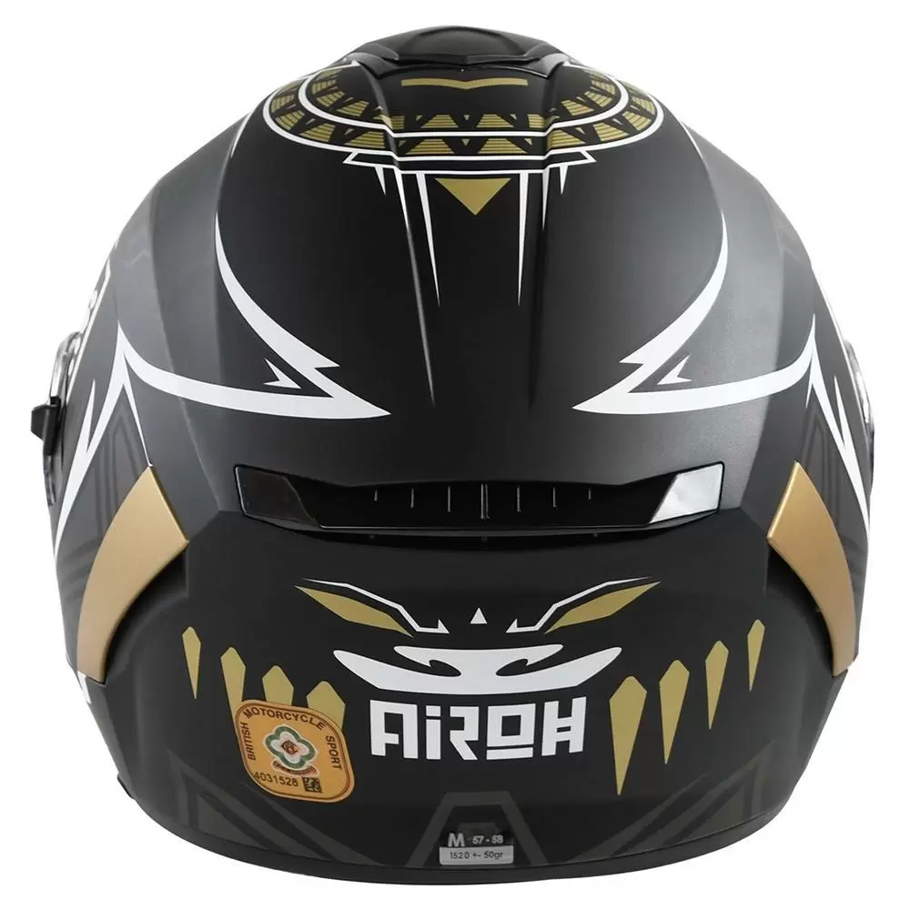Airoh Spark Vibe Black Full Face Helmet 4 Airoh Spark Vibe Black Full Face Helmet - Image 4