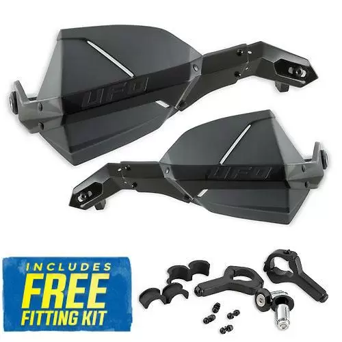 UFO Caiman Handguards - Graphite 2 UFO Caiman Handguards - Graphite - Image 2