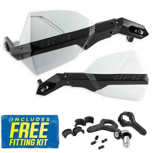 UFO Caiman Handguards - White 2 UFO Caiman Handguards - White - Image 2