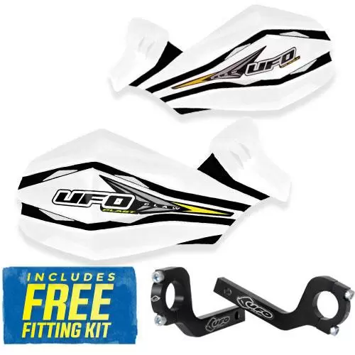 UFO Claw Handguards - White 2 UFO Claw Handguards - White - Image 2
