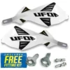UFO Discover Handguards - KX White -UFO Sales Store ufo discover handguards white 1 jpg