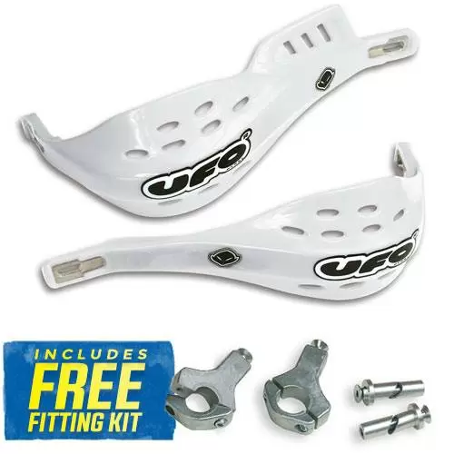 UFO Jumpy Handguards - White 2 UFO Jumpy Handguards - White - Image 2