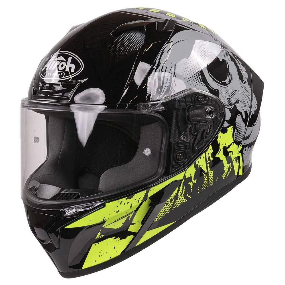 Airoh Valor Akuna Yellow Full Face Helmet 6 Airoh Valor Akuna Yellow Full Face Helmet - Image 6