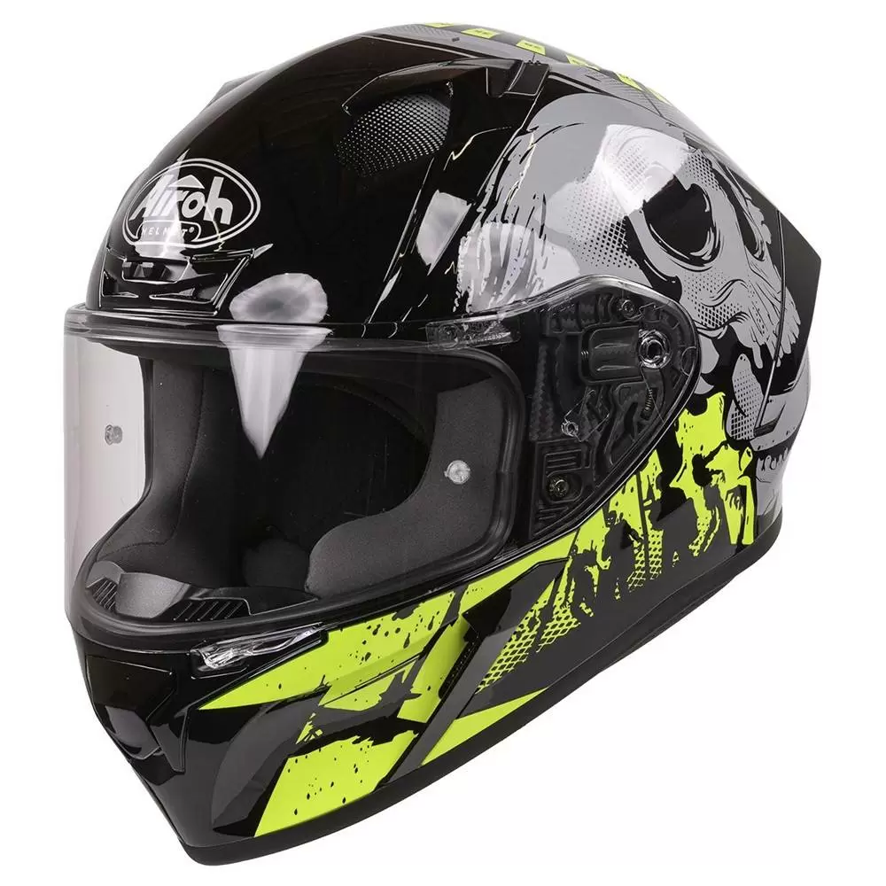 Airoh Valor Akuna Yellow Full Face Helmet 7 Airoh Valor Akuna Yellow Full Face Helmet - Image 7