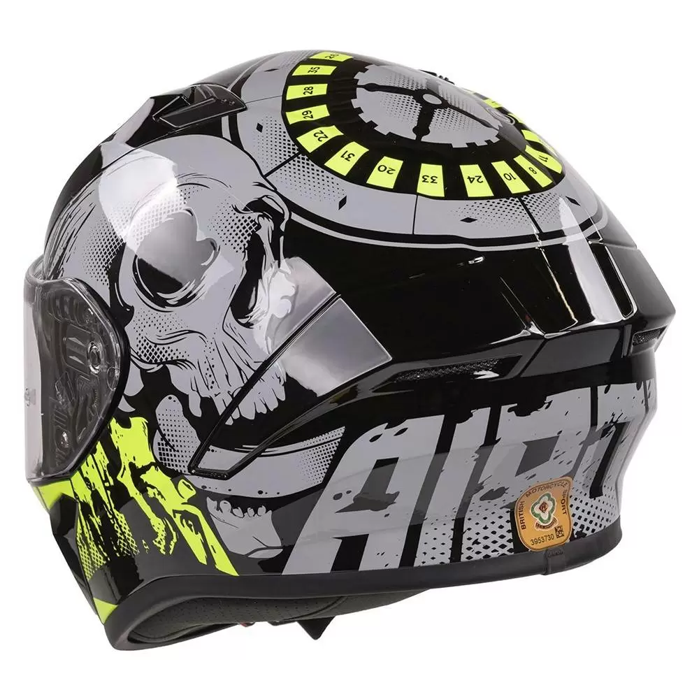 Airoh Valor Akuna Yellow Full Face Helmet 11 Airoh Valor Akuna Yellow Full Face Helmet - Image 11